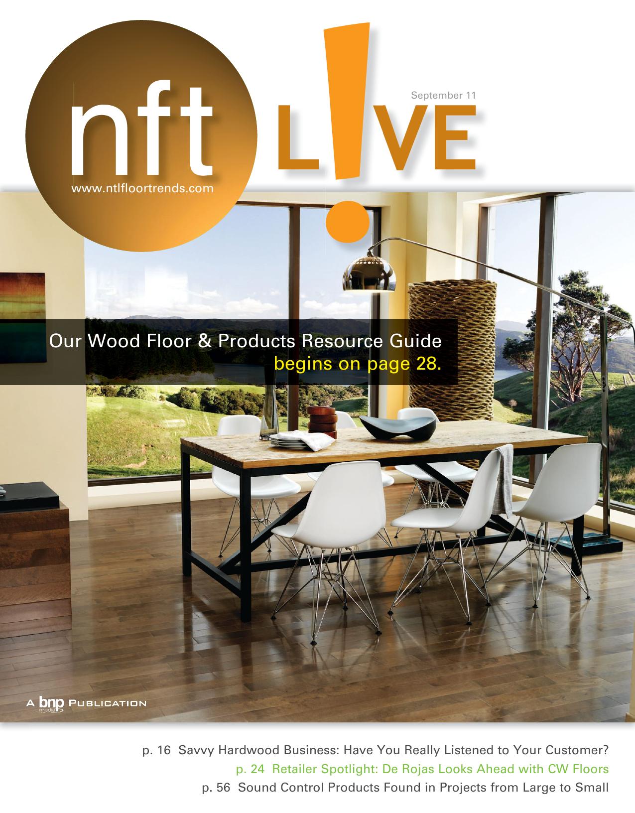 National Floor Trends September 2011 by Jeff Golden