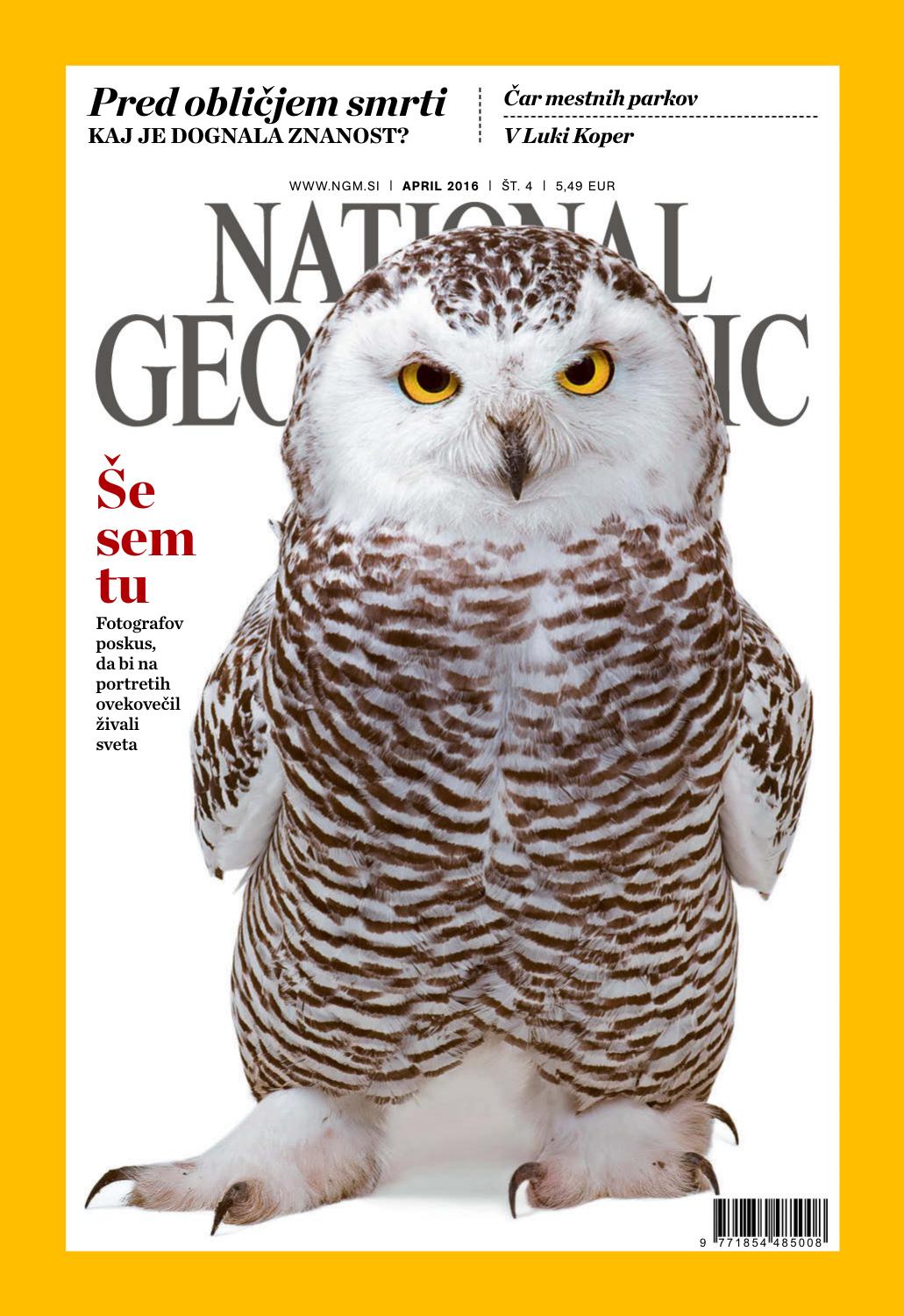 National Geographic Slovenija - April 2016 by Unknow