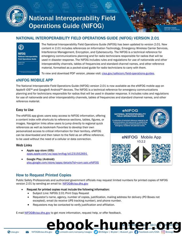 National Interoperability Field Operations Guide (NIFOG) Factsheet by Unknown