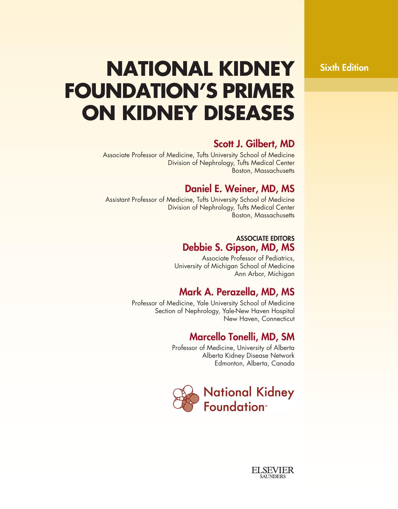 National Kidney Foundation Primer on Kidney Diseases by Unknow