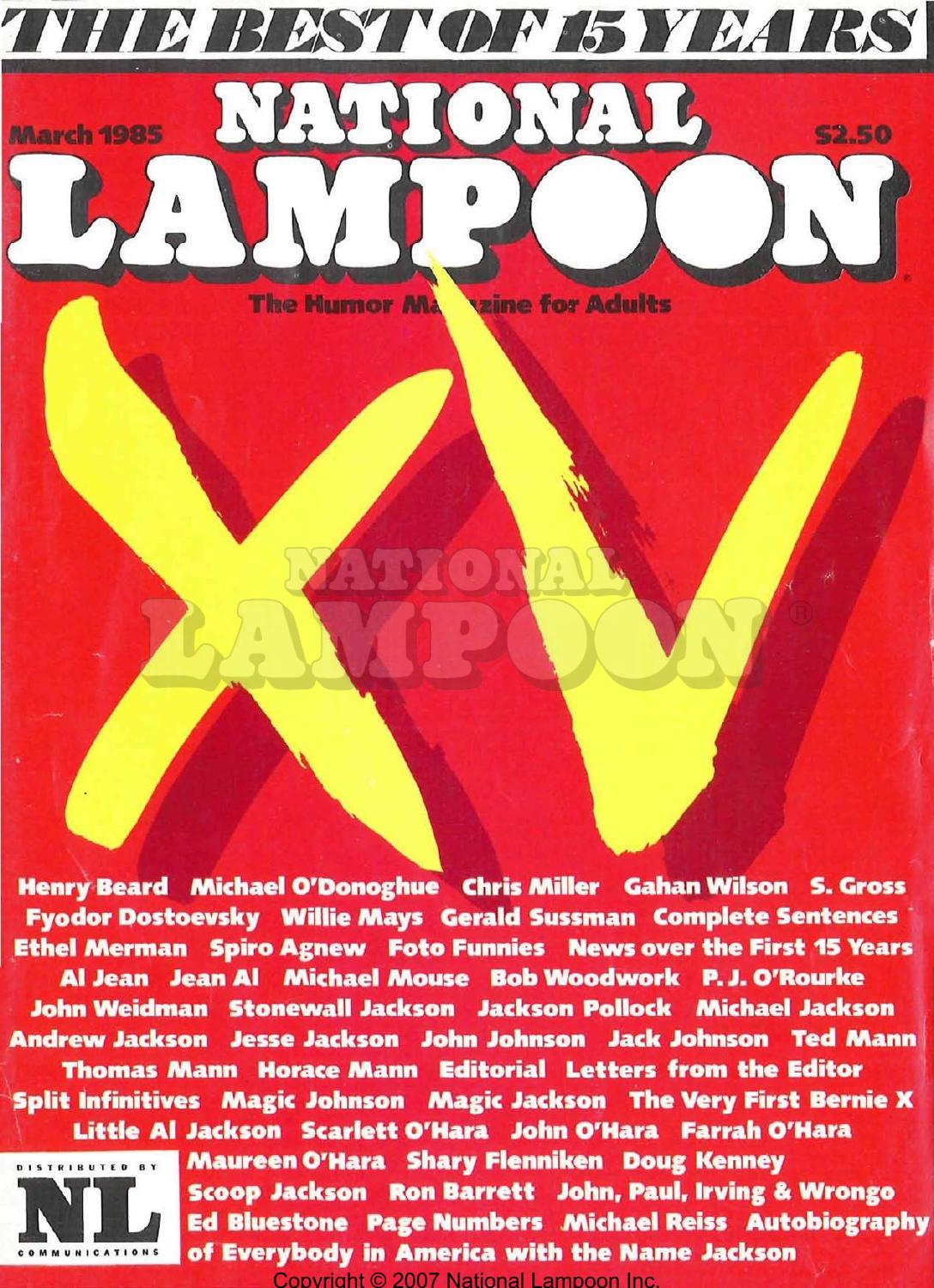 National Lampoon (1985-03) by Unknown
