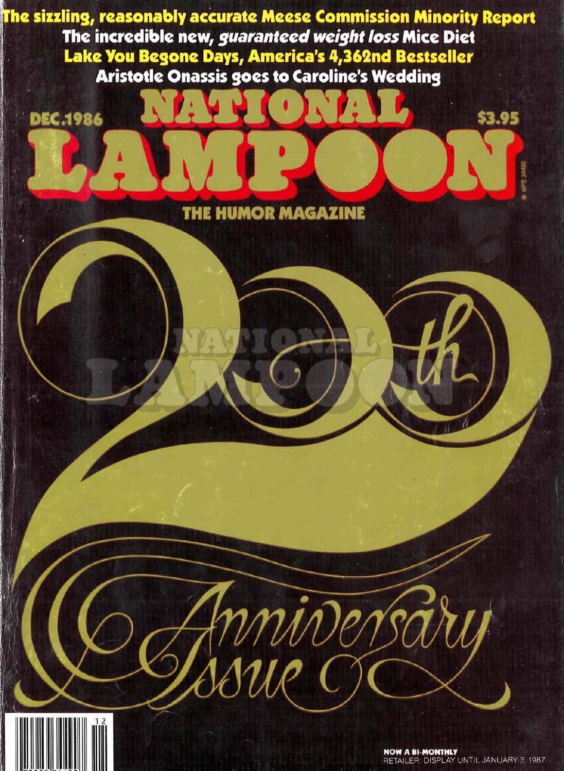 National Lampoon (1986-12) by Unknown