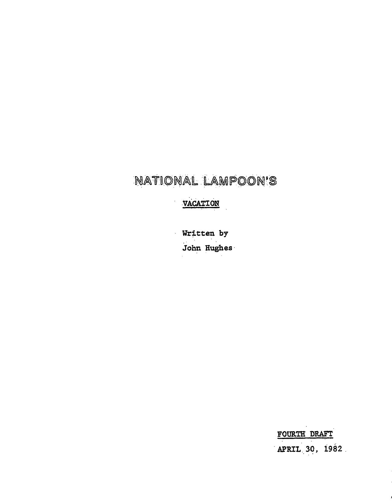 National Lampoon s Vacation by Unknown