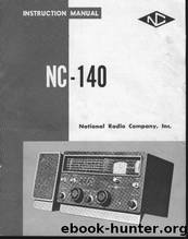 National NC140 HF Reciever Manual by Unknown