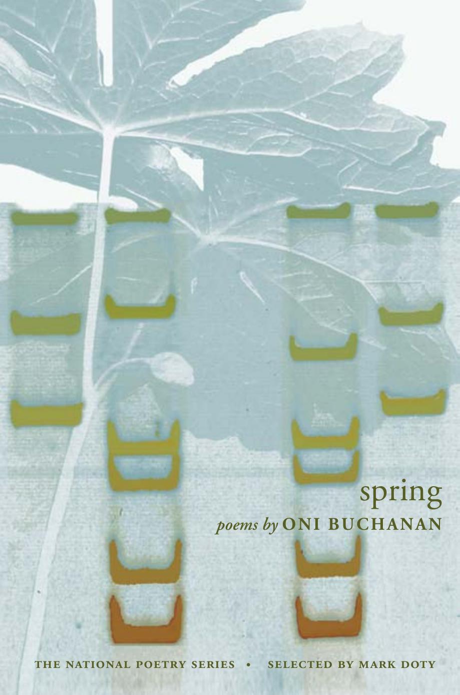 National Poetry : Spring by Buchanan Oni(Author)