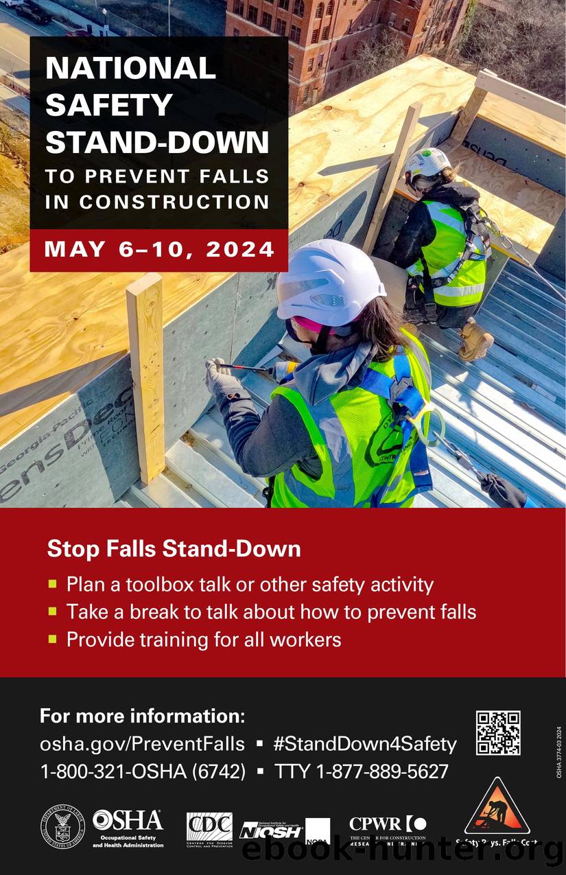 National Safety Stand-Down to Prevent Falls in Construction by OSHA