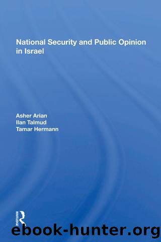National Security and Public Opinion in Israel by unknow