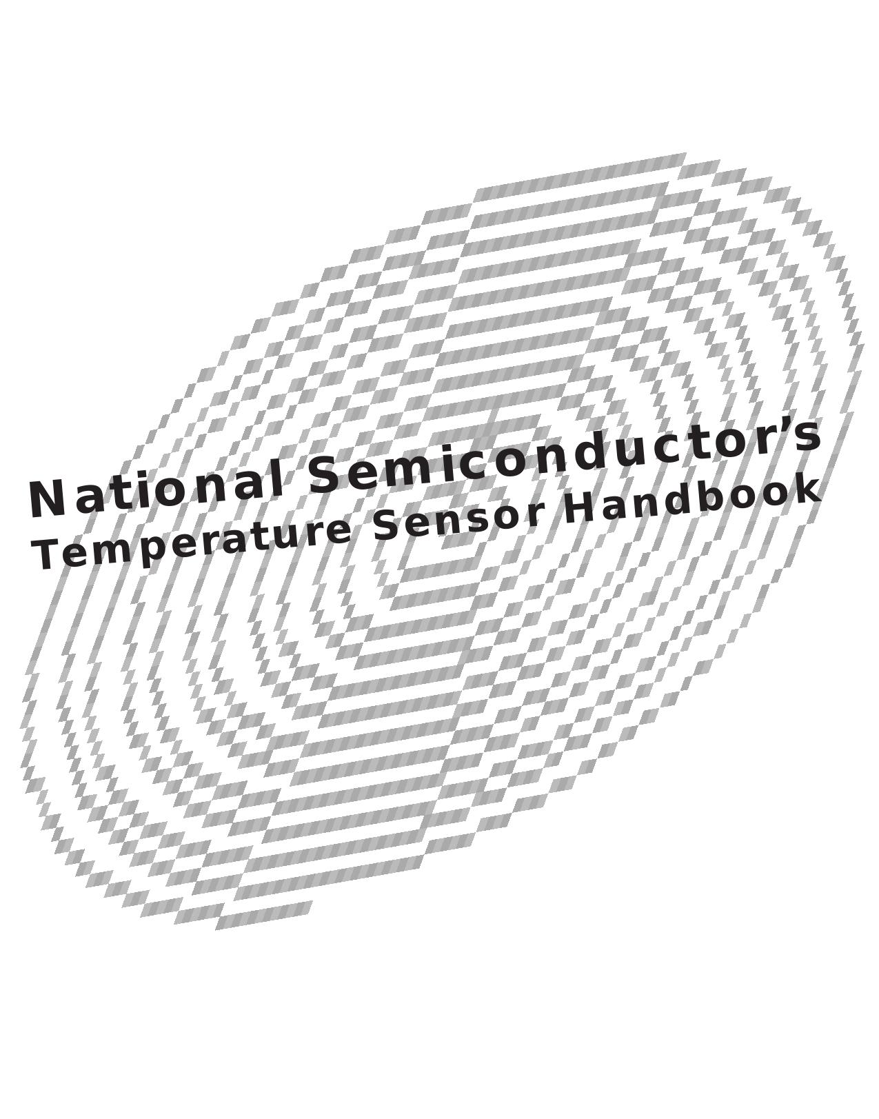 National Semiconductor Temperature Sensor Handbook by Carol Barr