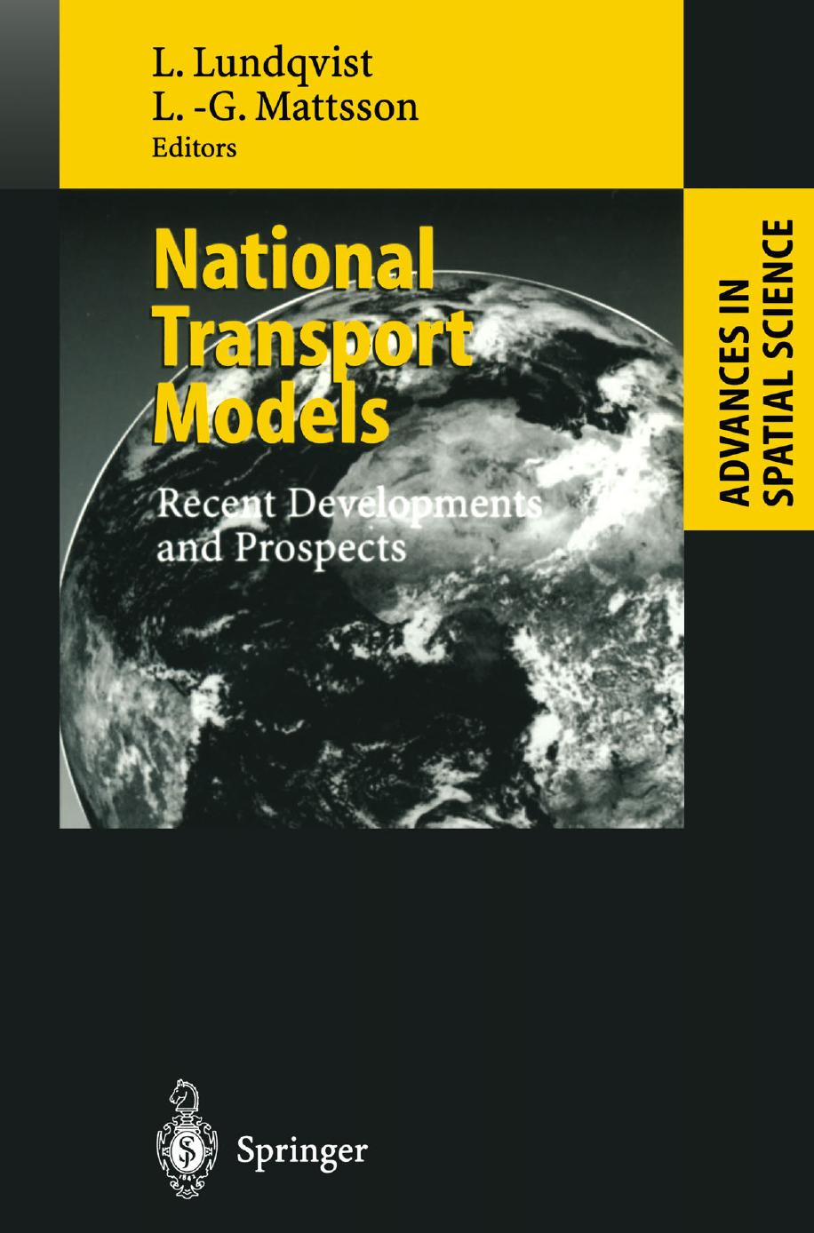 National Transport Models: Recent Developments and Prospects by unknow