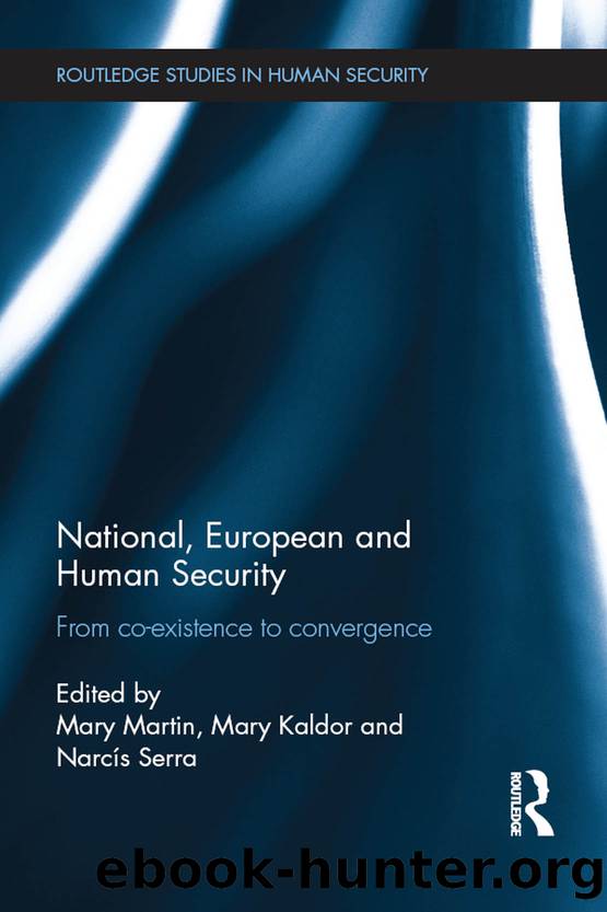 National, European and Human Security by Kaldor Mary;Martin Mary;Serra Narcís; & Mary Kaldor & Narcís Serra
