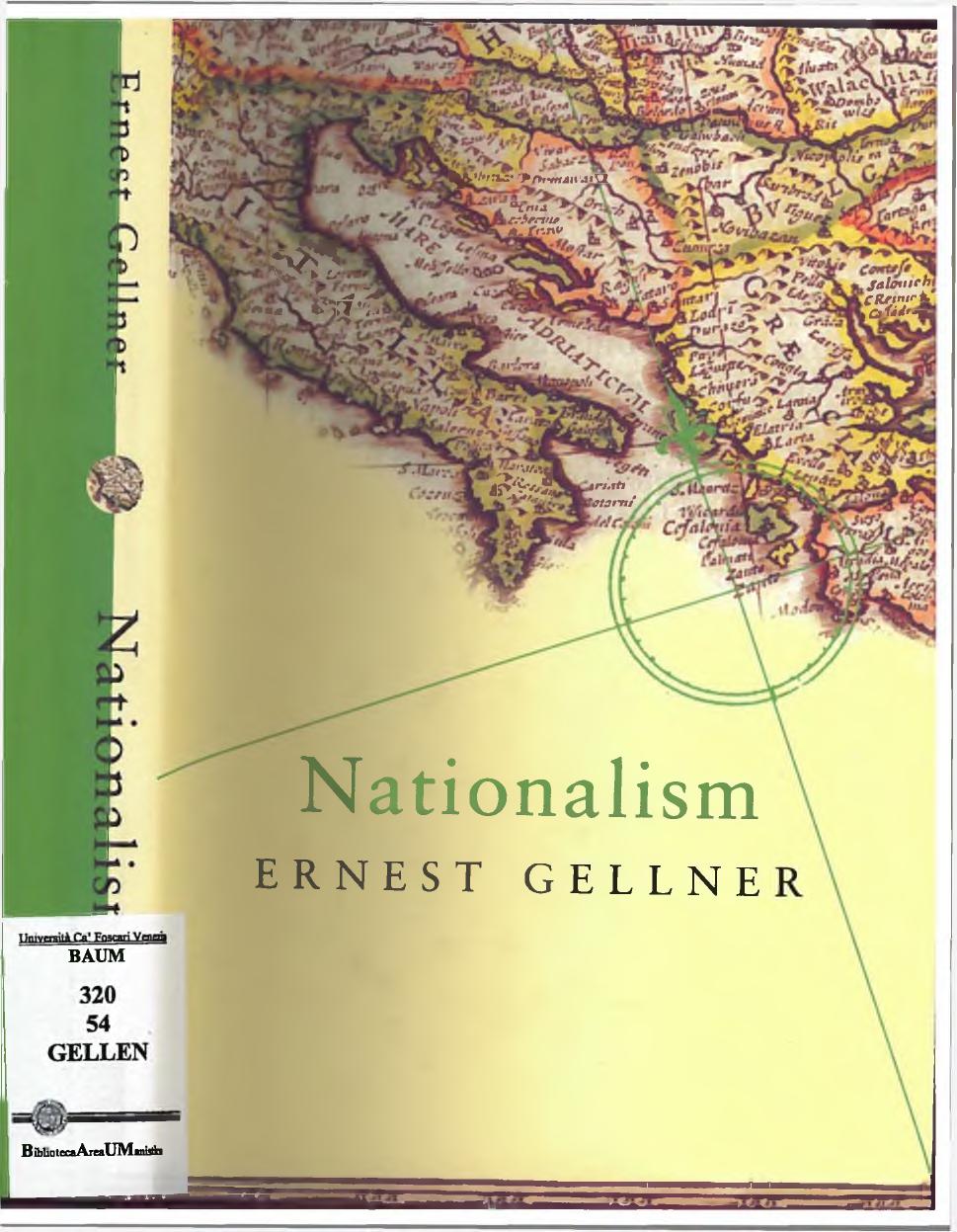 Nationalism by Ernest Gellner
