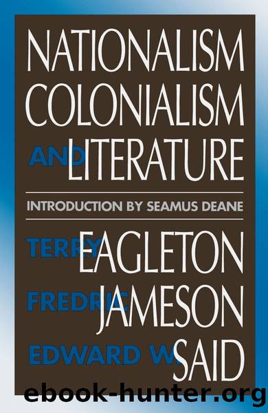 Nationalism, Colonialism, and Literature by unknow