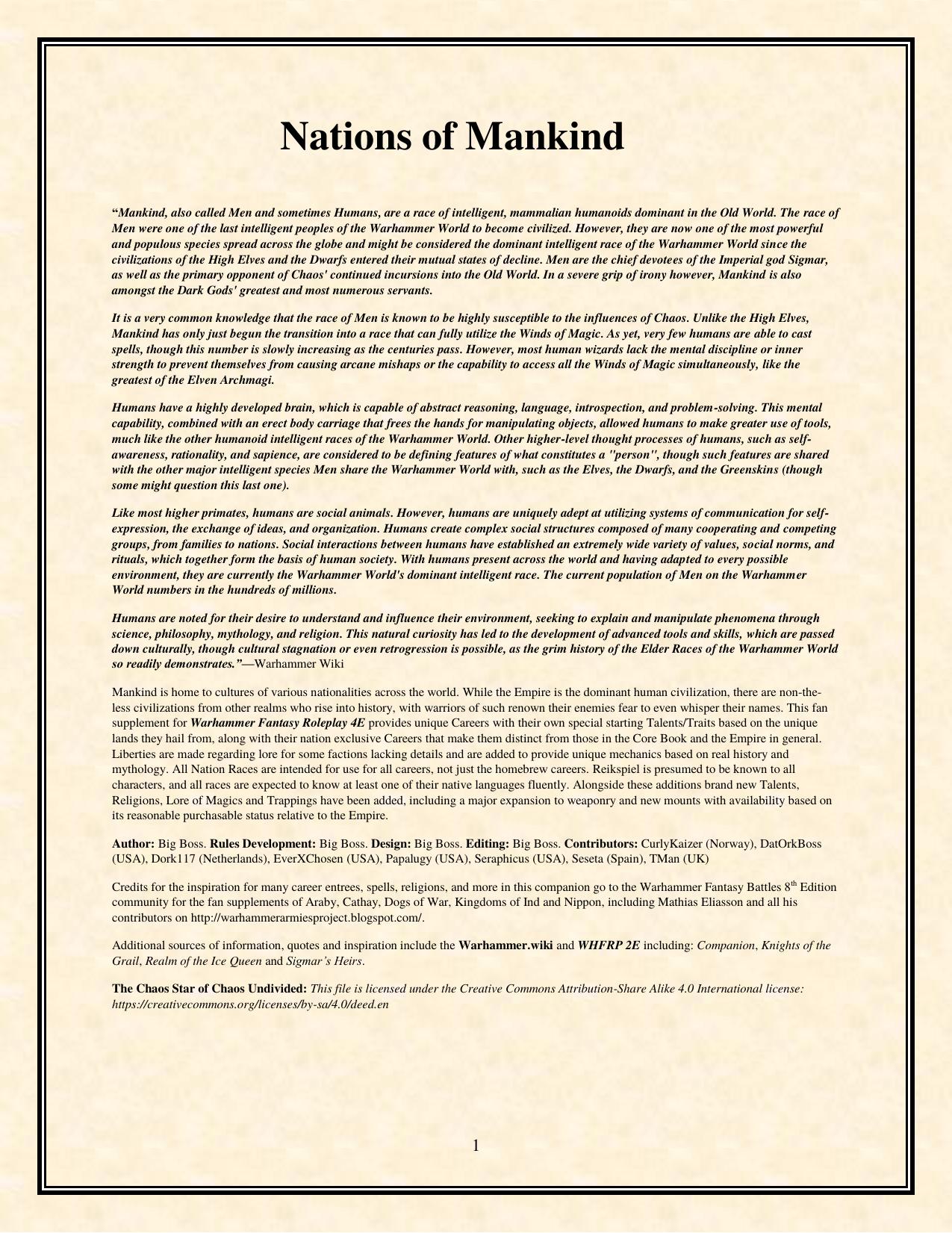 Nations of Mankind by Brayden Hiracheta