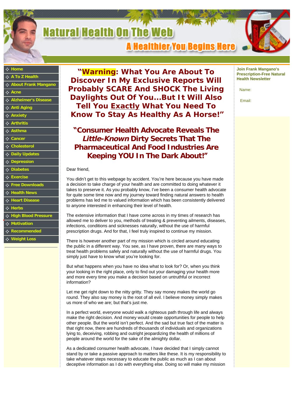 Natural Health Insiders. by Best of Kuszter's Collection