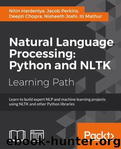 Natural Language Processing: Python and NLTK by Nitin Hardeniya & Jacob Perkins & Deepti Chopra & Nisheeth Joshi & Iti Mathur