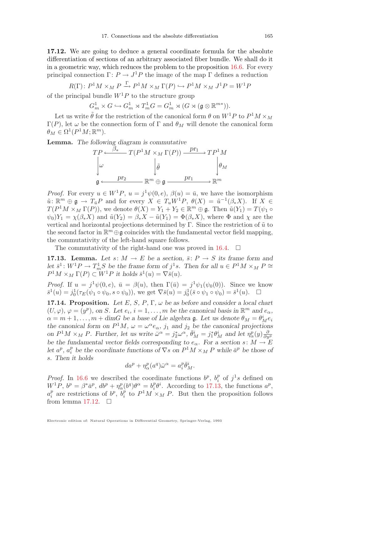 Natural Operations in Differential Geometry by Unknown