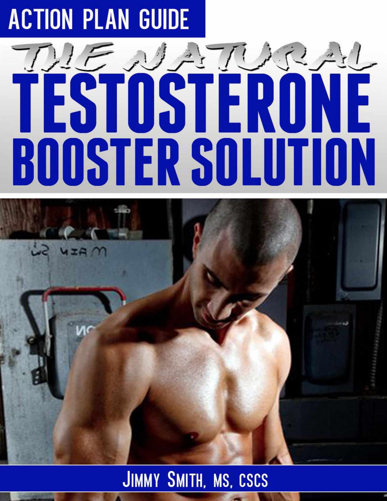 Natural Testosterone Boosters:How To Boost Your Testosterone Naturally by Jimmy Smith