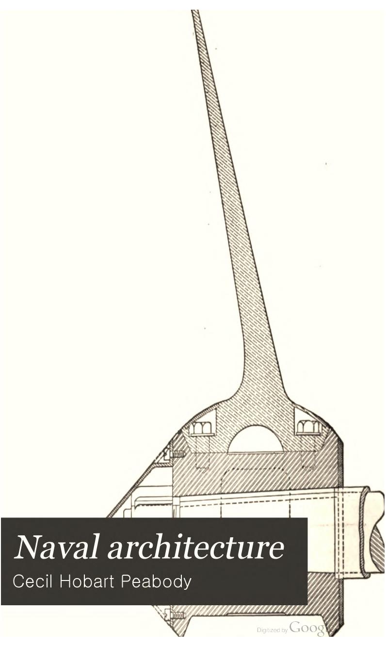 Naval architecture by Peabody Cecil H