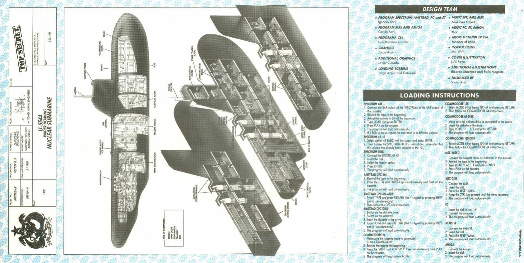 Navy Moves - Commodore Amiga - Manual - gamesdatabase.org by gamesdatabase.org