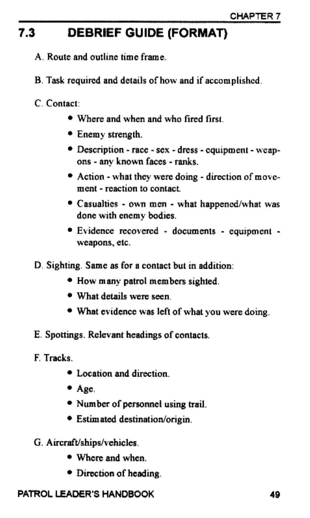 Navy Seal Patrol Leaders Handbook by Unknown