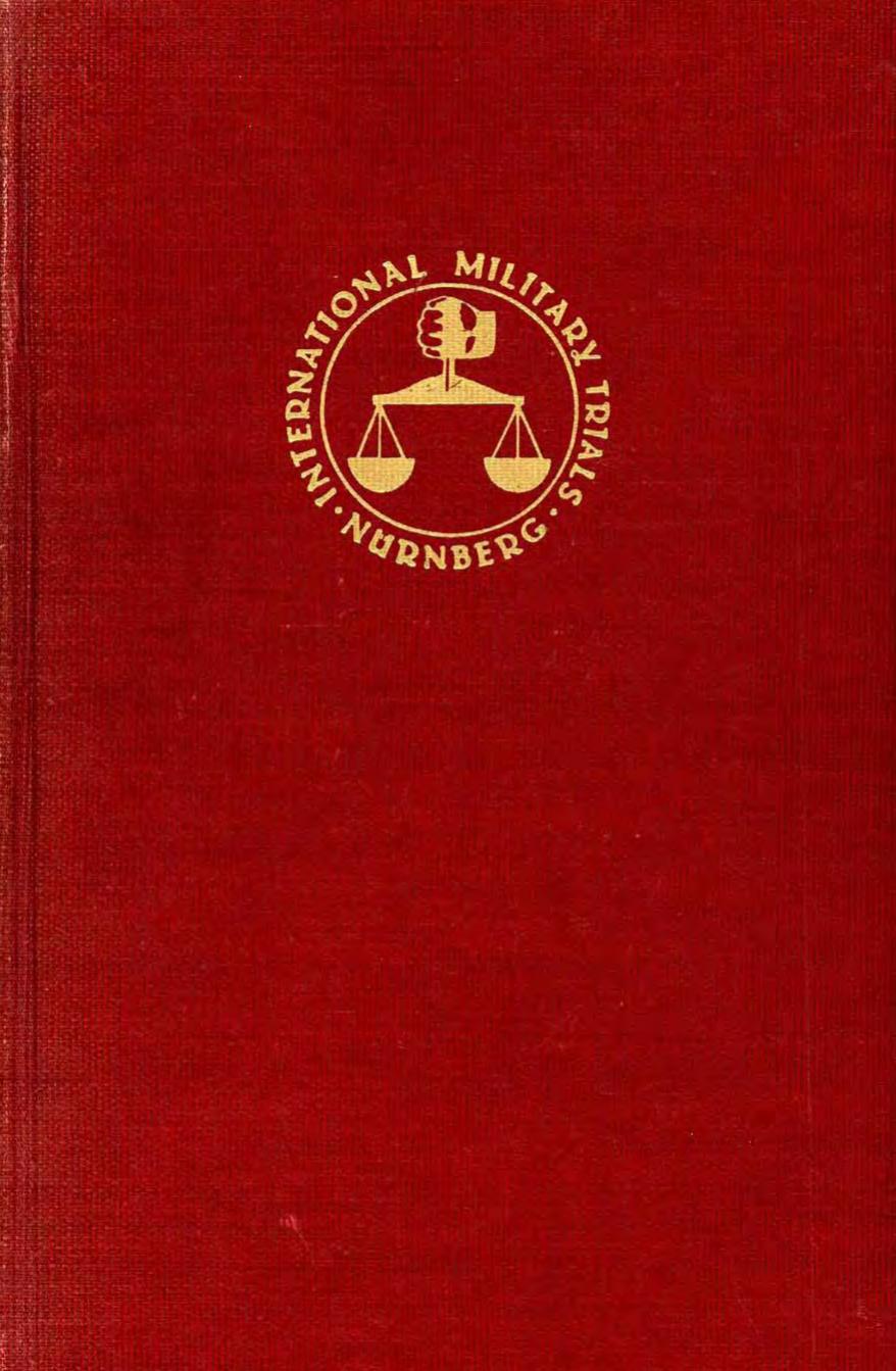 Nazi Conspiracy and Aggression, Supplement B by Office of United States Chief of Counsel for Prosecution of Axis Criminality