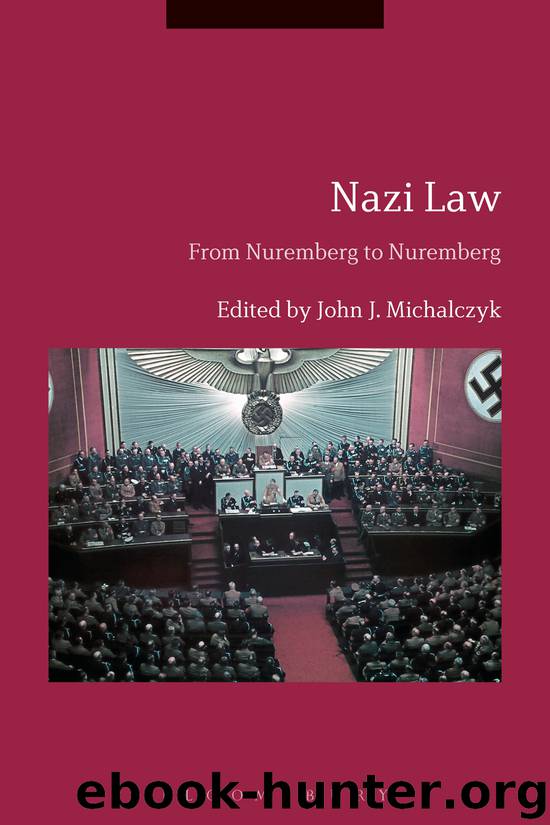 Nazi Law by John J. Michalczyk