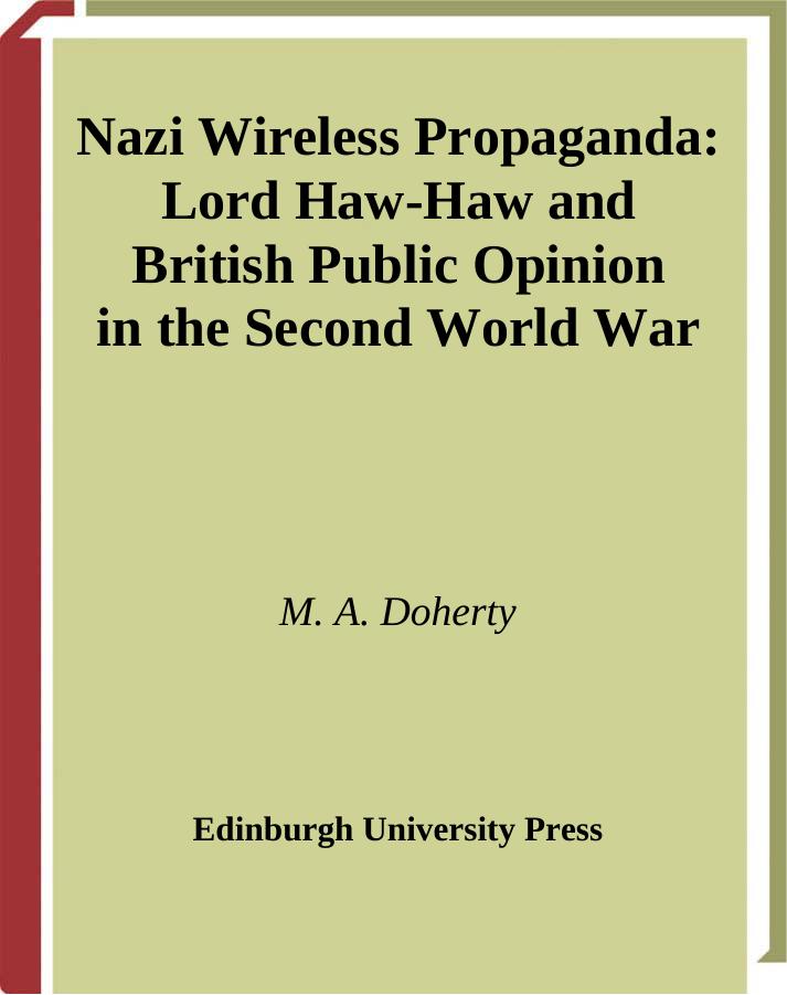 Nazi Wireless Propaganda by Martin Doherty