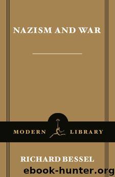 Nazism and War (Modern Library Chronicles) by Bessel Richard