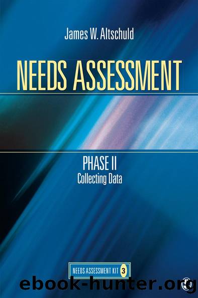 Needs Assessment Phase II by James W Altschuld