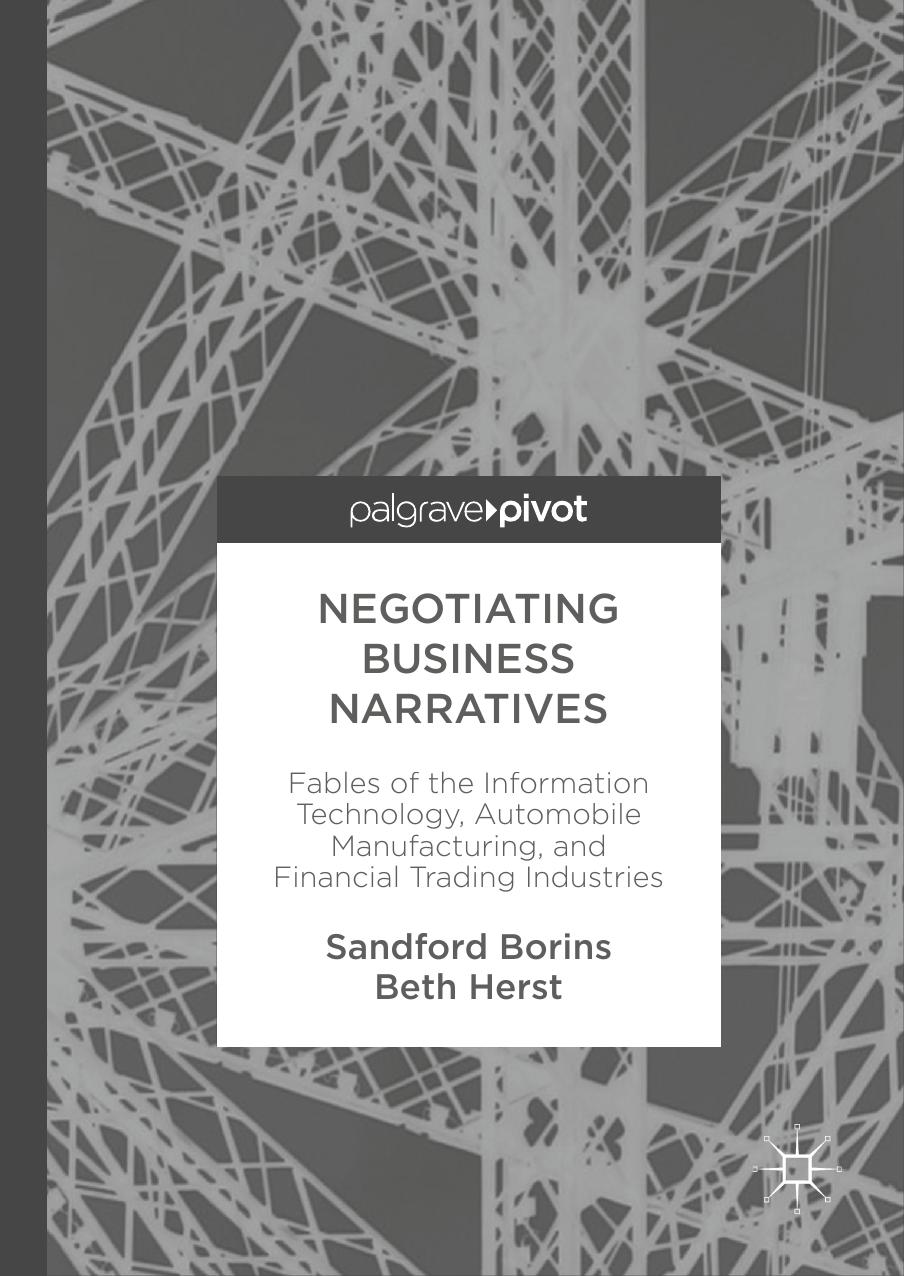Negotiating Business Narratives by Sandford Borins Beth Herst