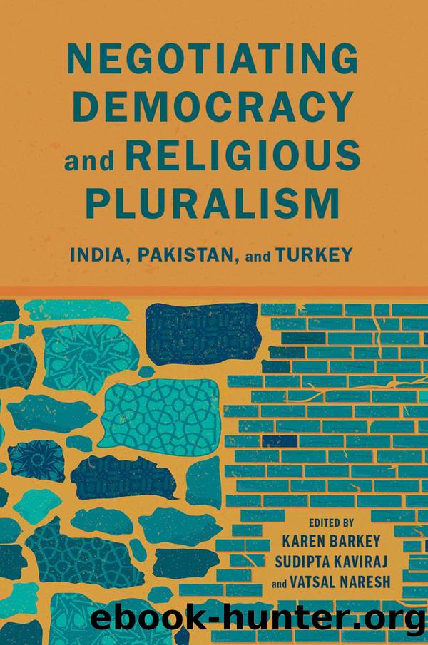 Negotiating Democracy and Religious Pluralism: India, Pakistan, and Turkey by Karen Barkey & Sudipta Kaviraj & Vatsal Naresh