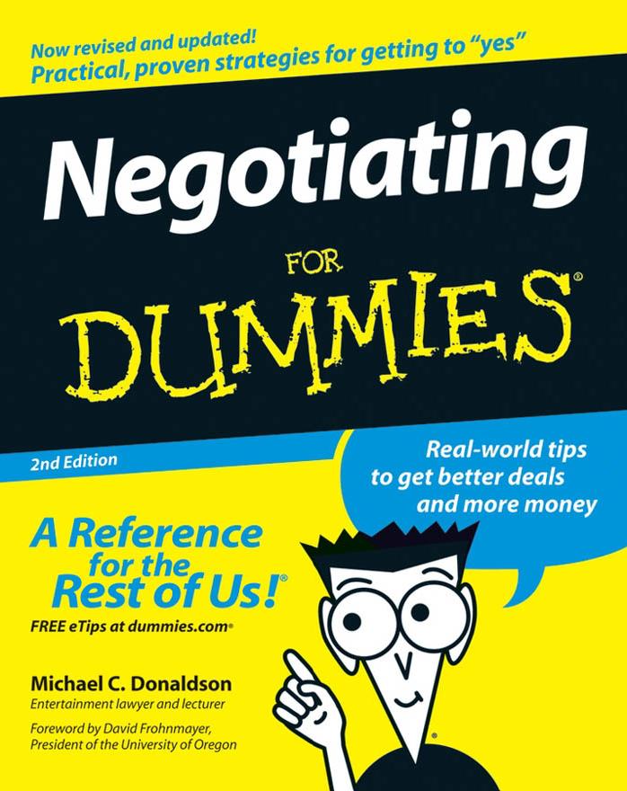 Negotiating for Dummies by Unknown