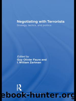 Negotiating with Terrorists by Guy Olivier Faure I. William Zartman