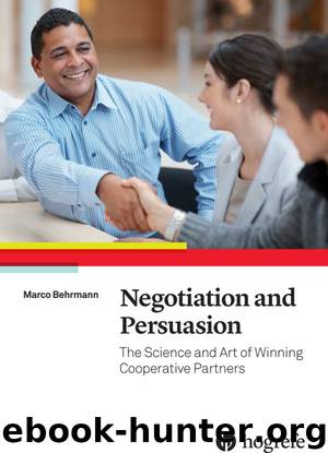 Negotiation and Persuasion by Marco Behrmann