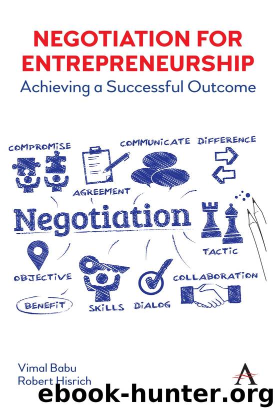 Negotiation for Entrepreneurship by Babu Vimal;Hisrich Robert;