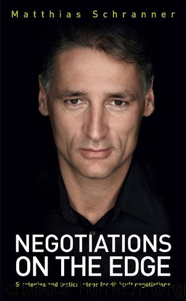 Negotiations on the Edge by Matthias Schranner