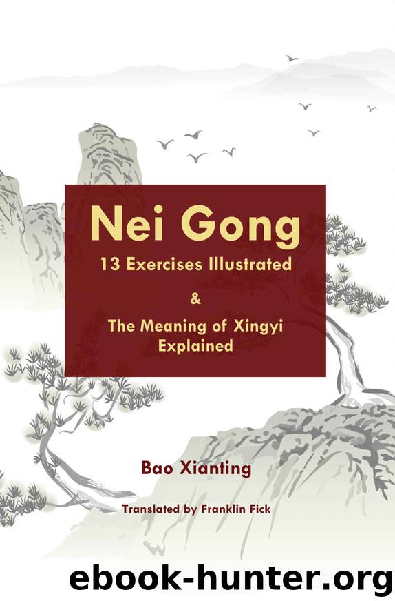 Nei Gong 13 Exercises Illustrated and The Meaning of Xing Yi Explained by Xianting Bao