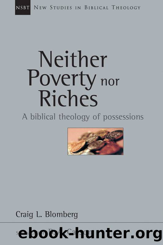 Neither Poverty nor Riches by Craig L. Blomberg