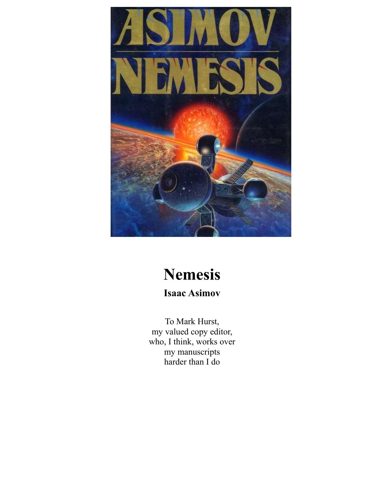 Nemesis by Isaac Asimov