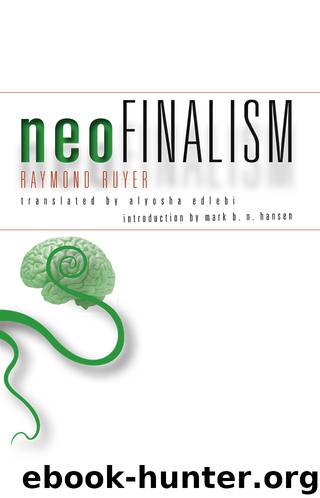 Neofinalism by Raymond Ruyer