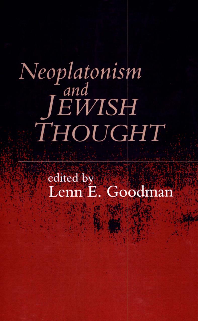 Neoplatonism and Jewish Thought by Lenn E. Goodman