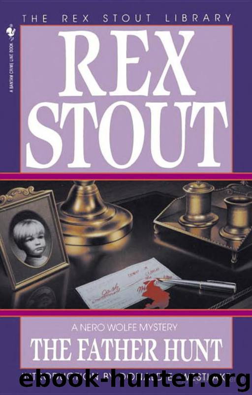 Nero Wolfe (43): Father Hunt, The by Stout Rex