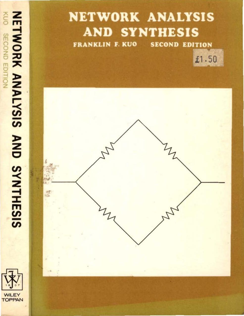 Network Analysis And Synthesis by Franklin F. Kuo