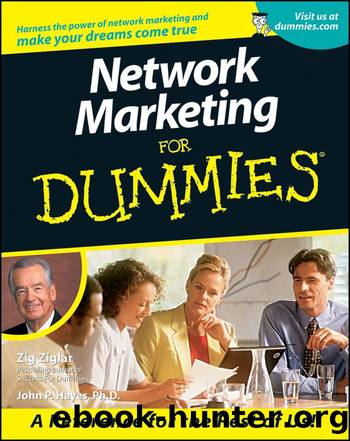 Network Marketing For Dummies by Zig Ziglar & John P. Hayes