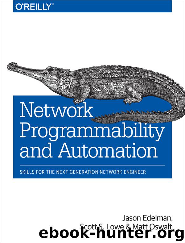Network Programmability and Automation by Jason Edelman