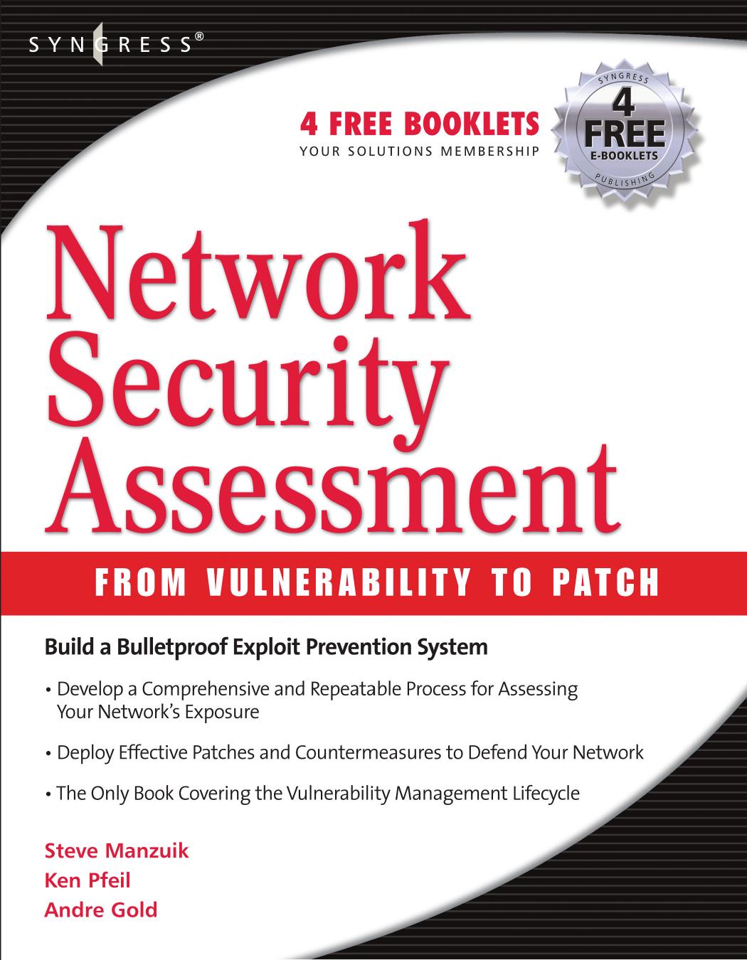 Network Security Assessment From Vulnerability to Patch EBook ISBN-1597491012 by Unknown