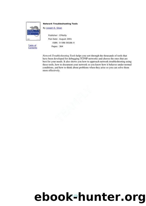 Network Troubleshooting Tools by O'Reilly