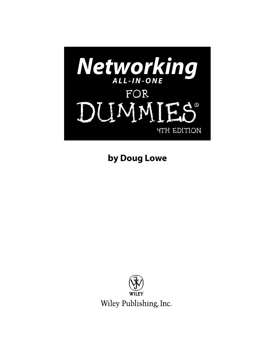 Networking all-in-one for dummies by Doug Lowe