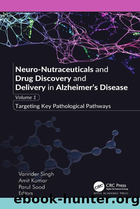 Neuro-Nutraceuticals and Drug Discovery and Delivery in AlzheimerâS Disease: Volume 1: Targeting Key Pathological Pathways by Varinder Singh & Amit Kumar & Parul Sood