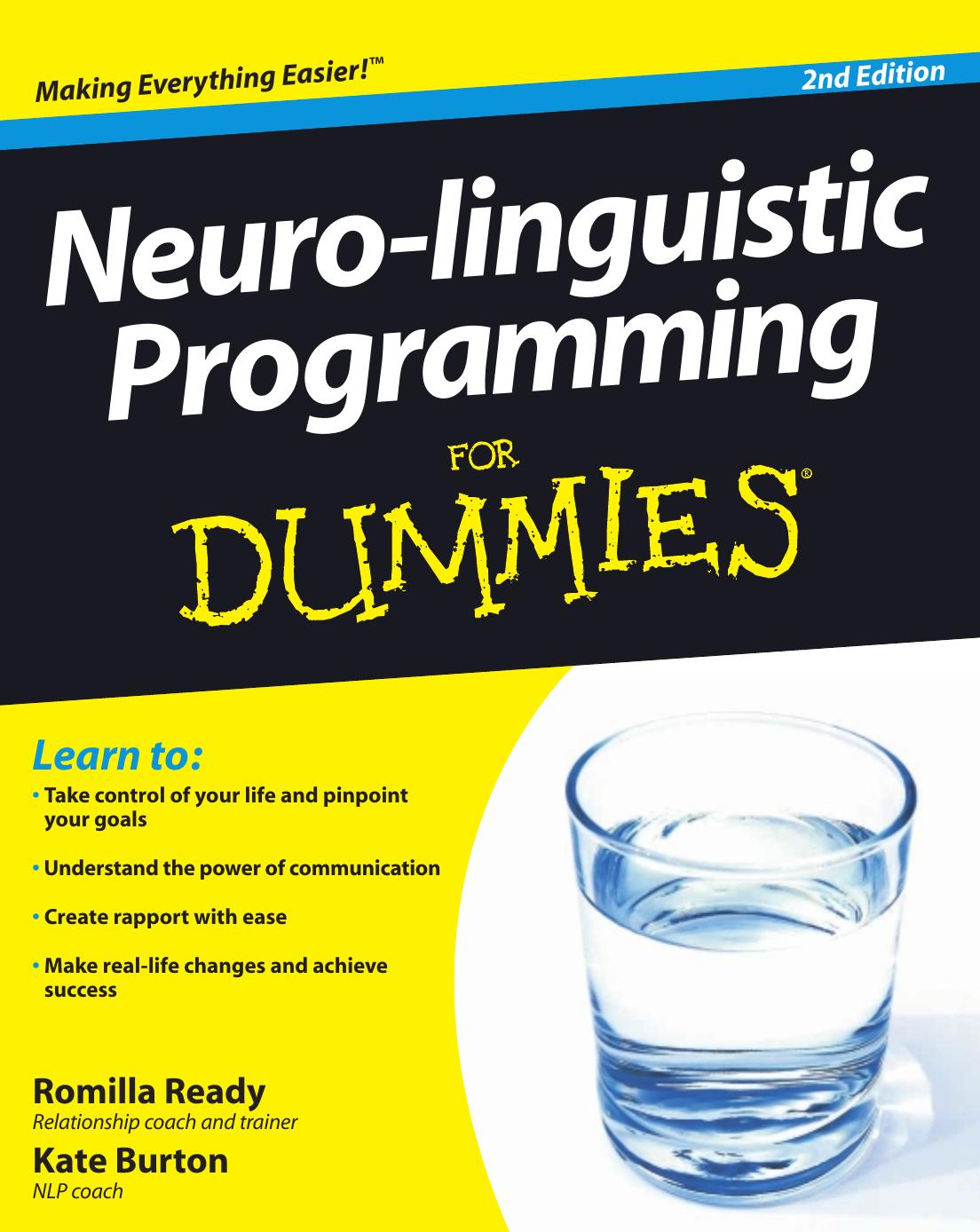 Neuro-linguistic Programming For Dummies 2nd Edition-Romilla Ready pdf(BBS) by Unknown